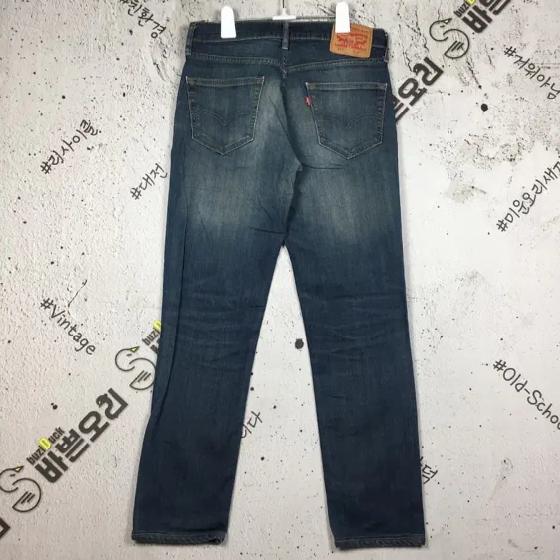 리바이스 511 슬림 워싱 데님 청바지 중청 W30 L34 4100087 상품이미지2