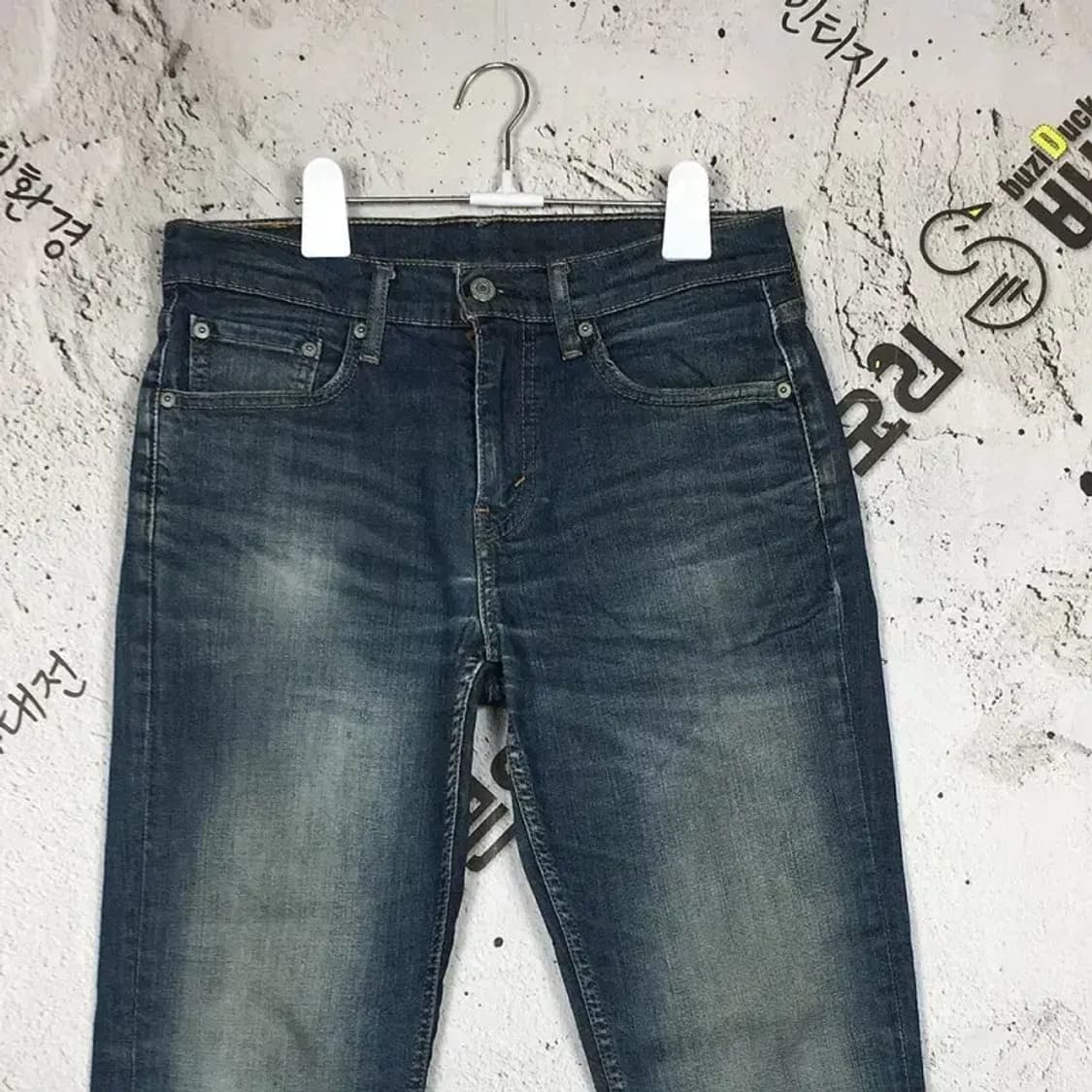 리바이스 511 슬림 워싱 데님 청바지 중청 W30 L34 4100087 상품이미지4