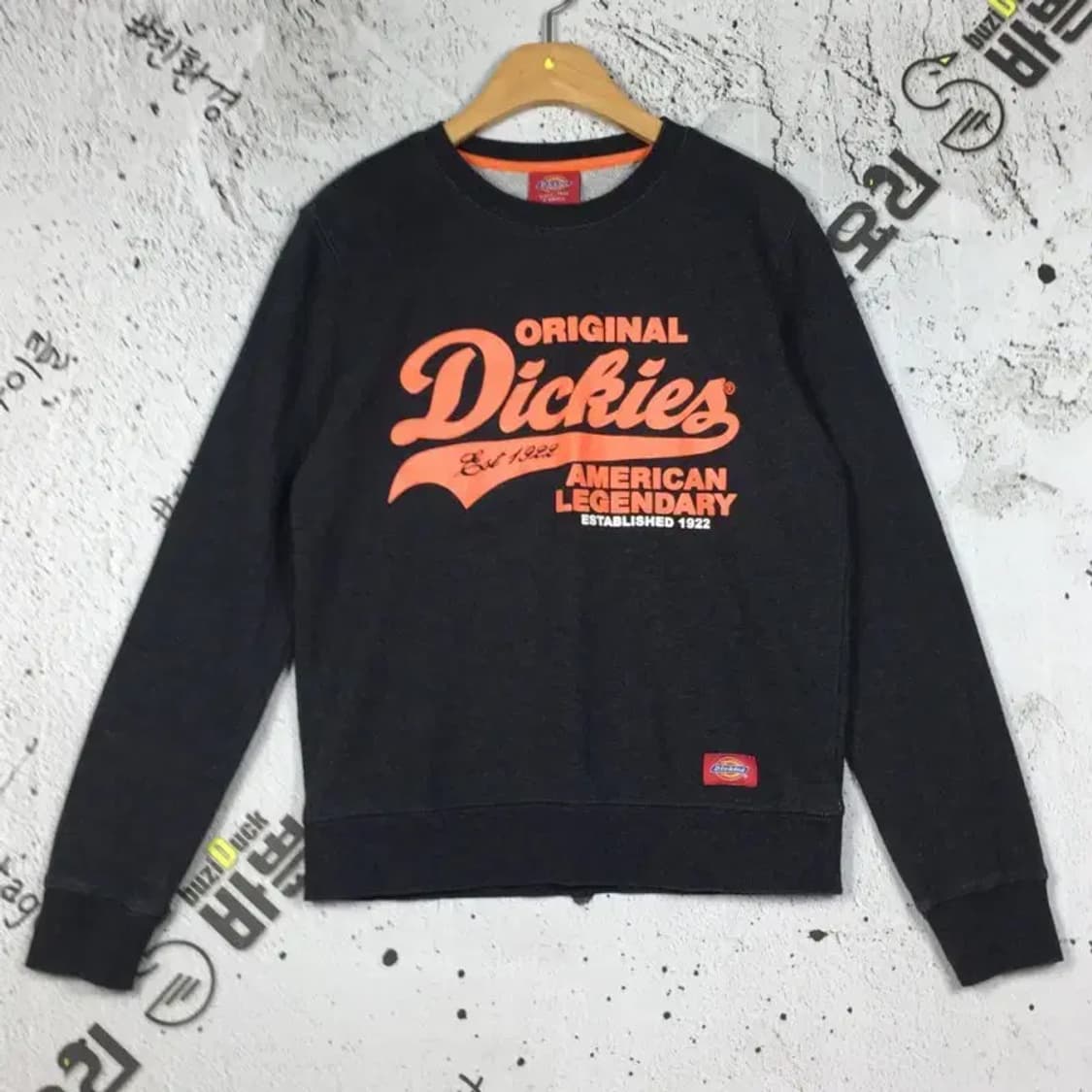 디키즈 여성 맨투맨 빅로고 올드스쿨 차콜 XS 2200247 상품이미지1