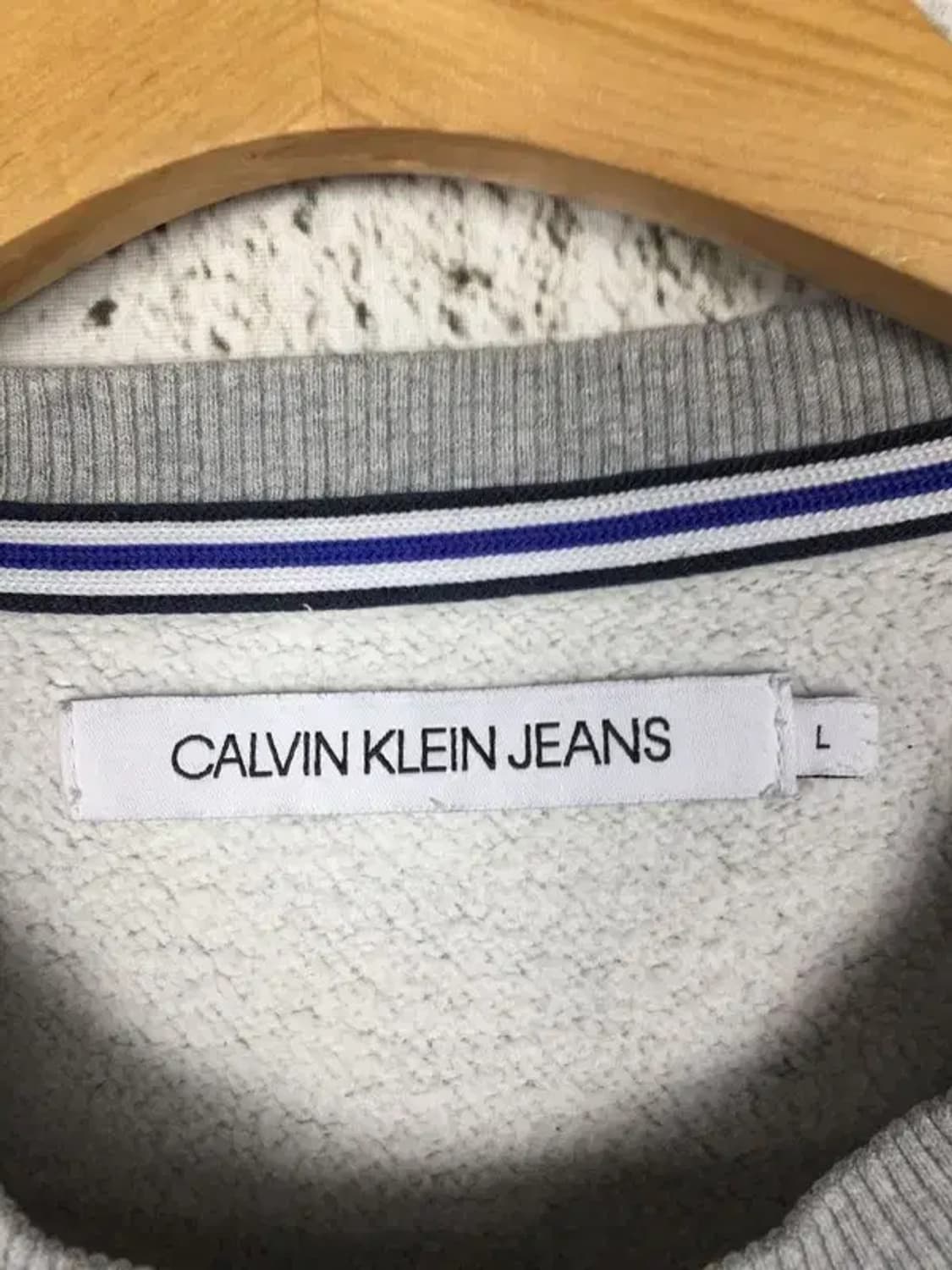 캘빈클라인 CK 캐쥬얼 기모 맨투맨 라이트 그레이 L 2200248 상품이미지8