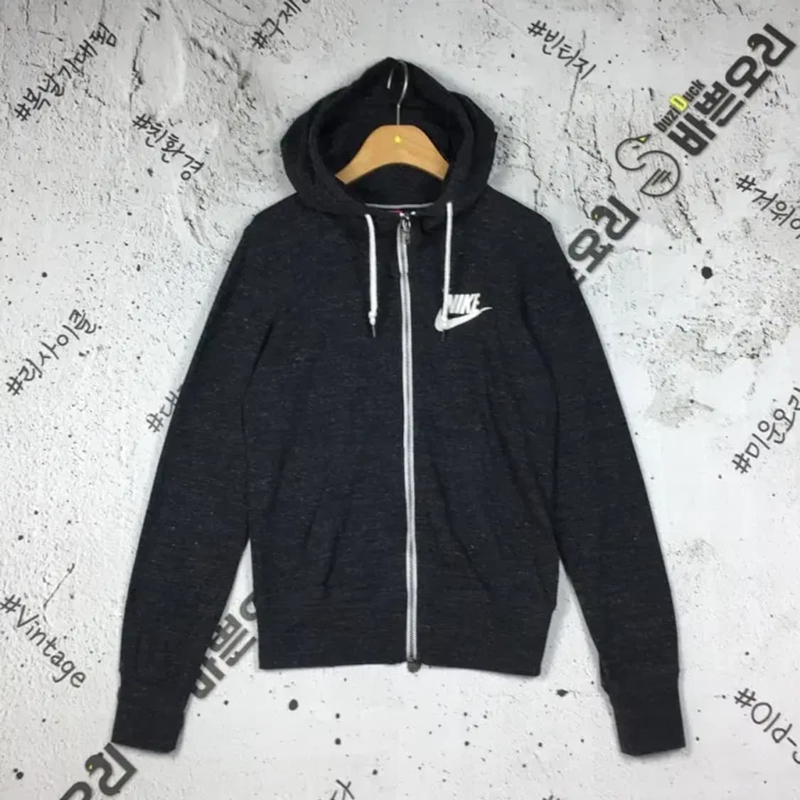 나이키 여성 후드 집업 차콜 S(80) 2300232 상품이미지1