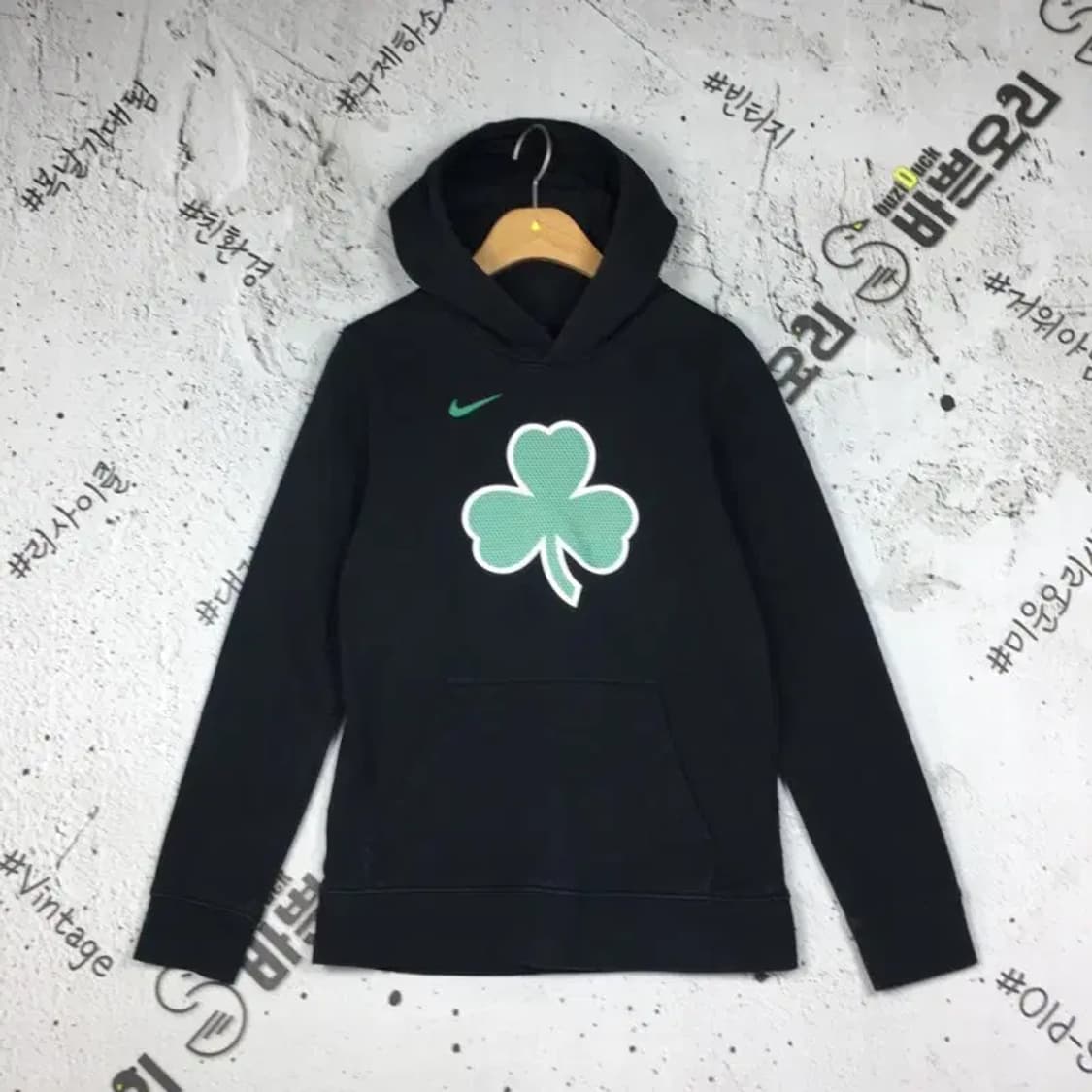 나이키XNBA 쥬니어 보스턴 기모 후드티 블랙 M(150) 2300233 상품이미지1