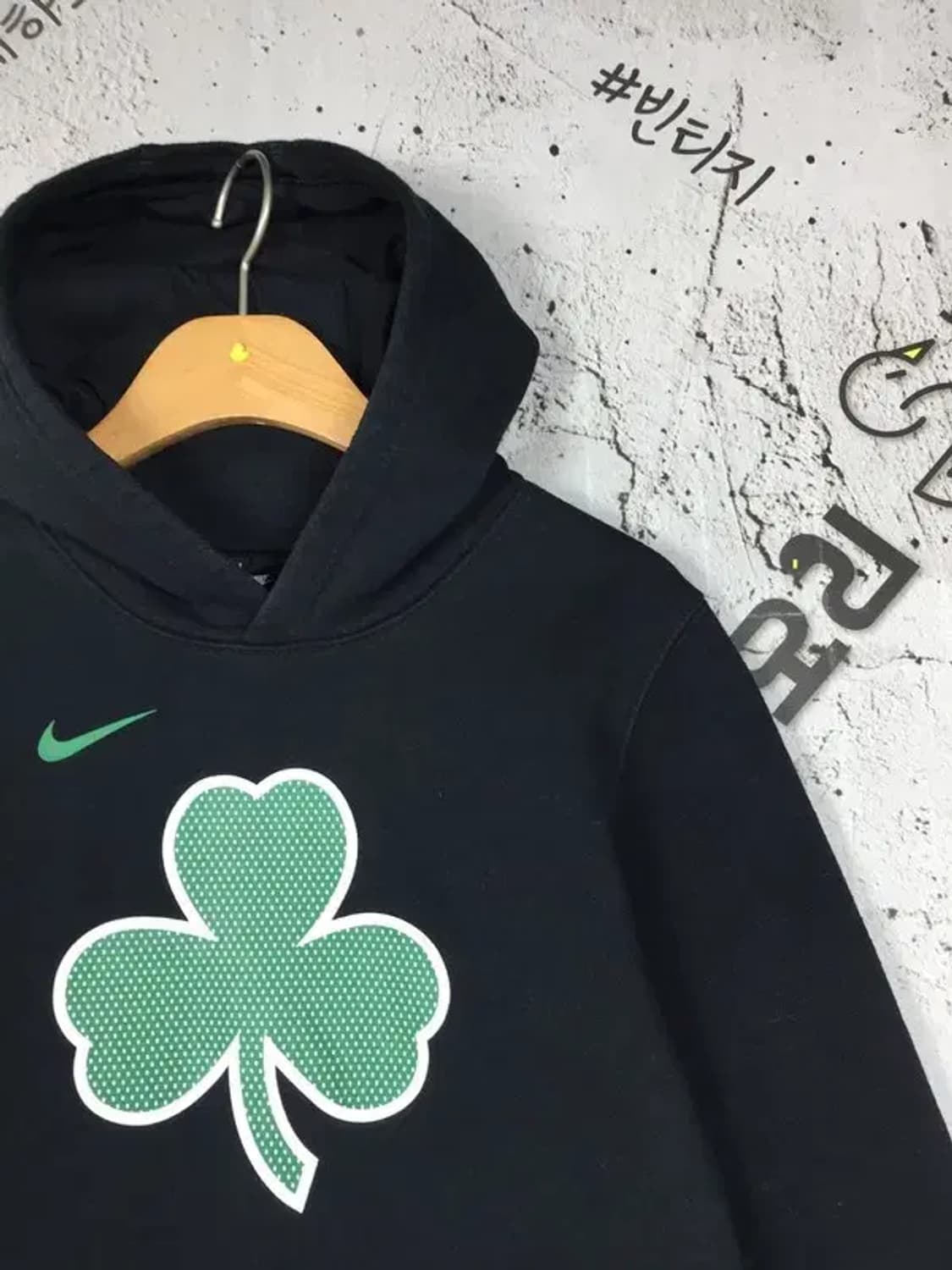 나이키XNBA 쥬니어 보스턴 기모 후드티 블랙 M(150) 2300233 상품이미지4