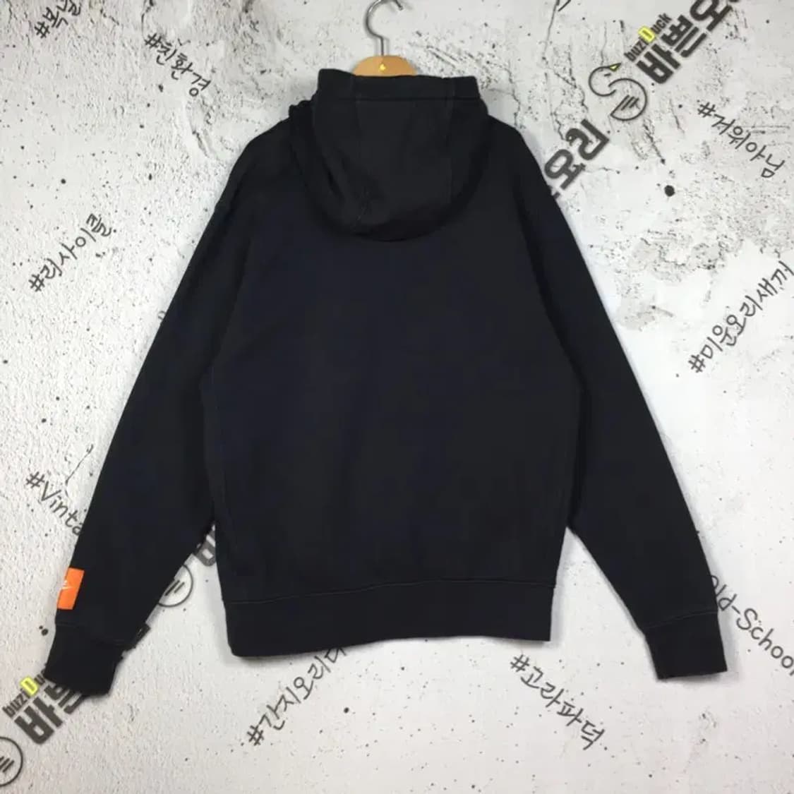 나이키 JDI 아웃라인 기모 후드티 블랙 S 2300234 상품이미지2