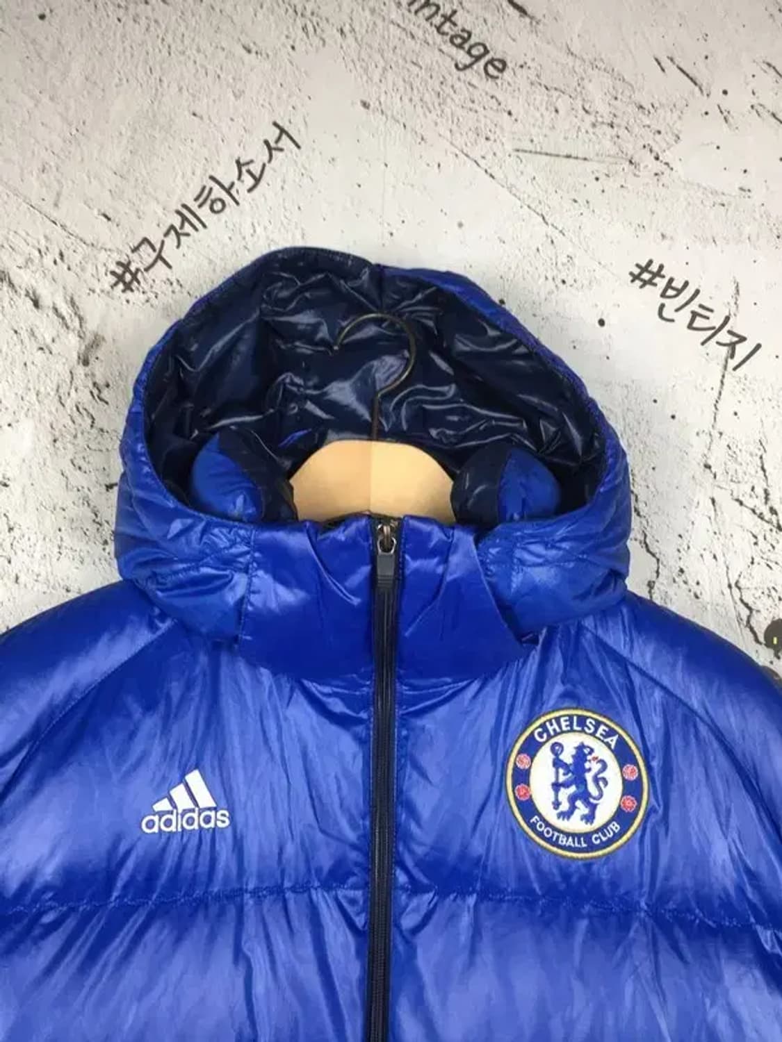 아디다스 첼시 CFC 구스다운 패딩 블루 95 3400149 상품이미지6