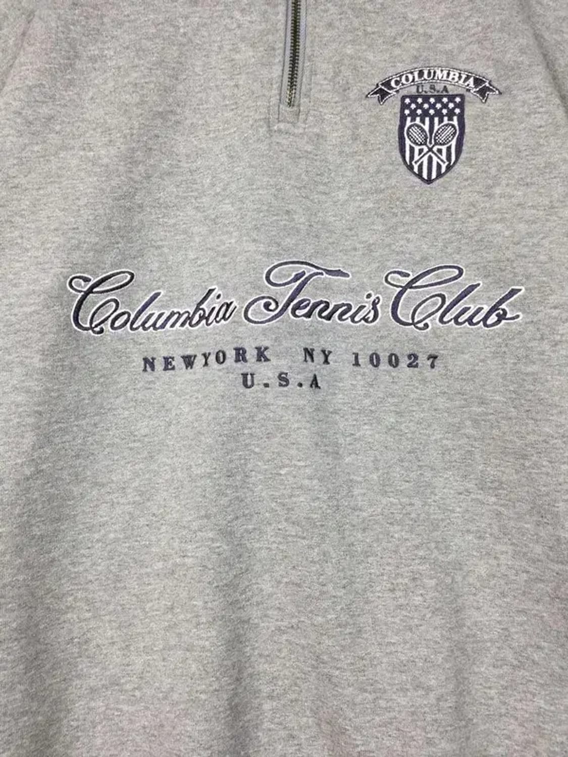콜롬비아 테니스클럽 반집업 맨투맨 그레이 M(95) 2200250 상품이미지5