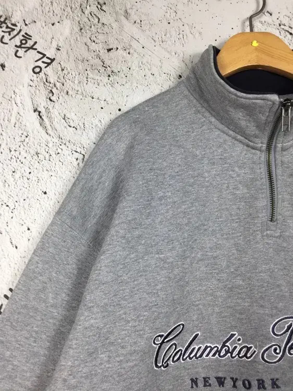 콜롬비아 테니스클럽 반집업 맨투맨 그레이 M(95) 2200250 상품이미지6