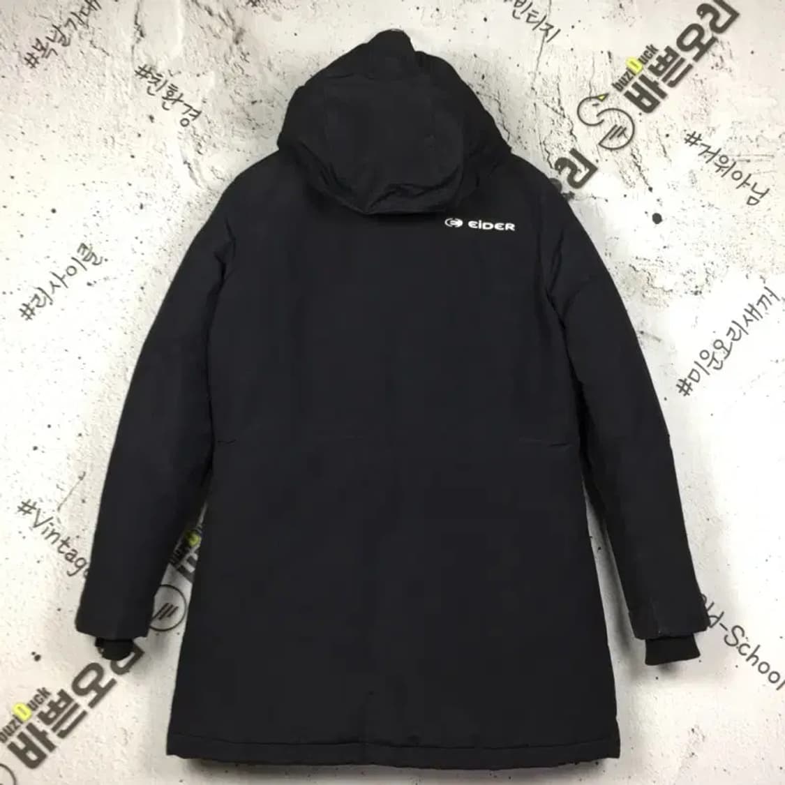 아이더 스텔라 덕다운 패딩 점퍼 블랙 S 3400152 상품이미지2