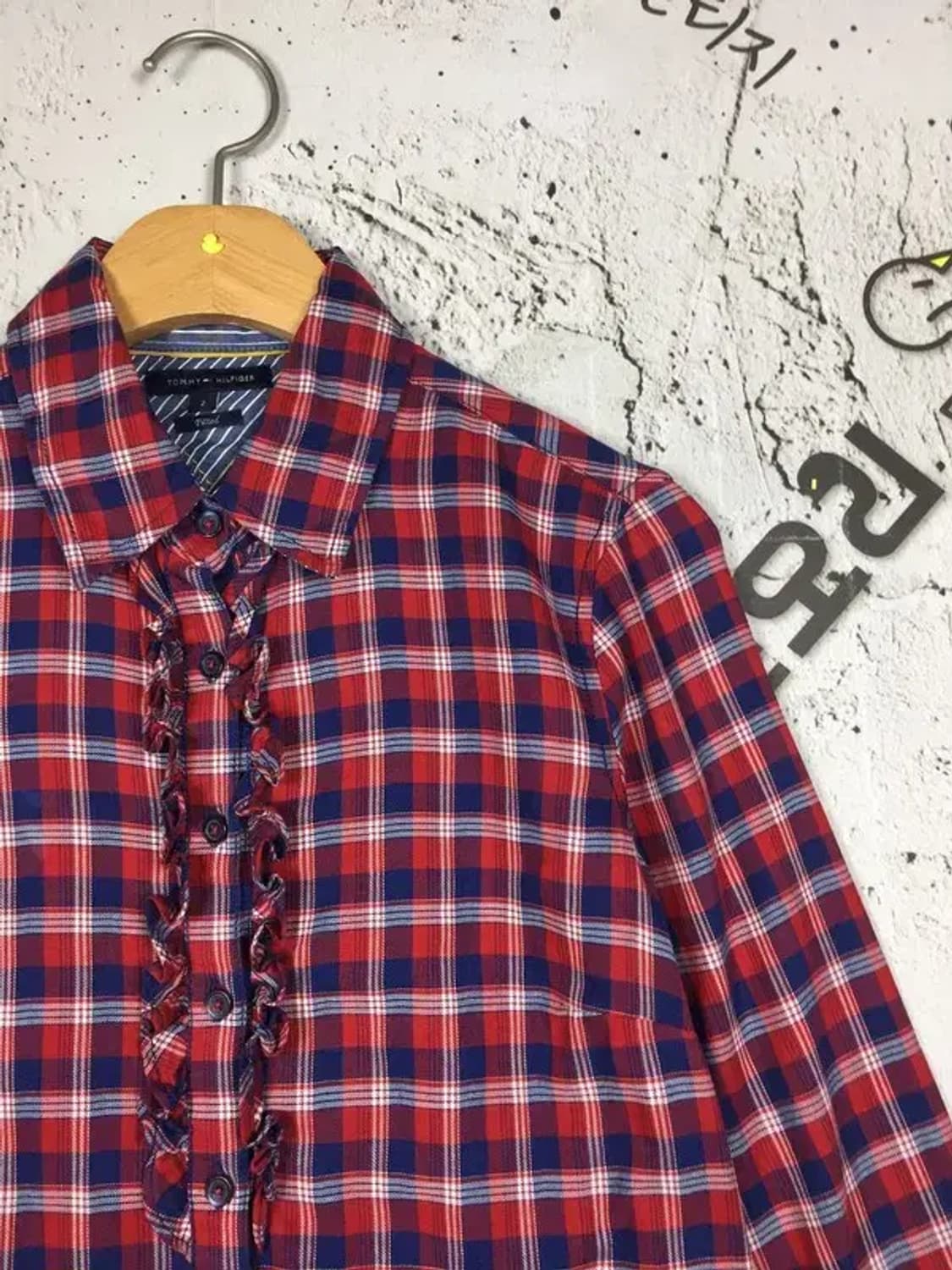 타미힐피거 여성 블라우스 셔츠 레드 2(85) 1100349 상품이미지4