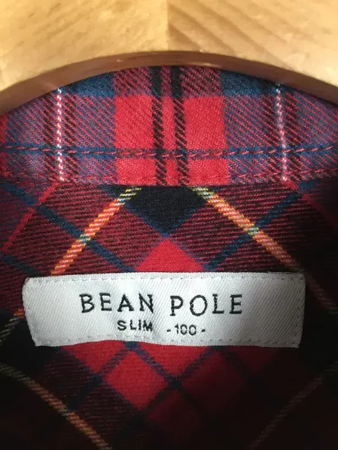 빈폴 도톰 캐쥬얼  남방 셔츠 레드 타탄 100 1100347 상품이미지9