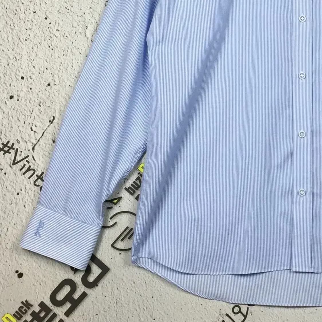 닥스 긴팔 셔츠 라이트 블루 스트라이프 100 1100350 상품이미지7