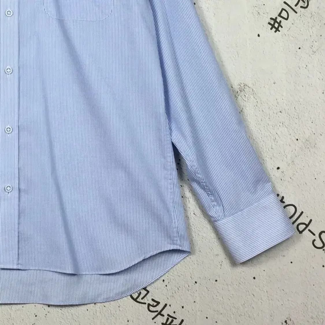 닥스 긴팔 셔츠 라이트 블루 스트라이프 100 1100350 상품이미지8