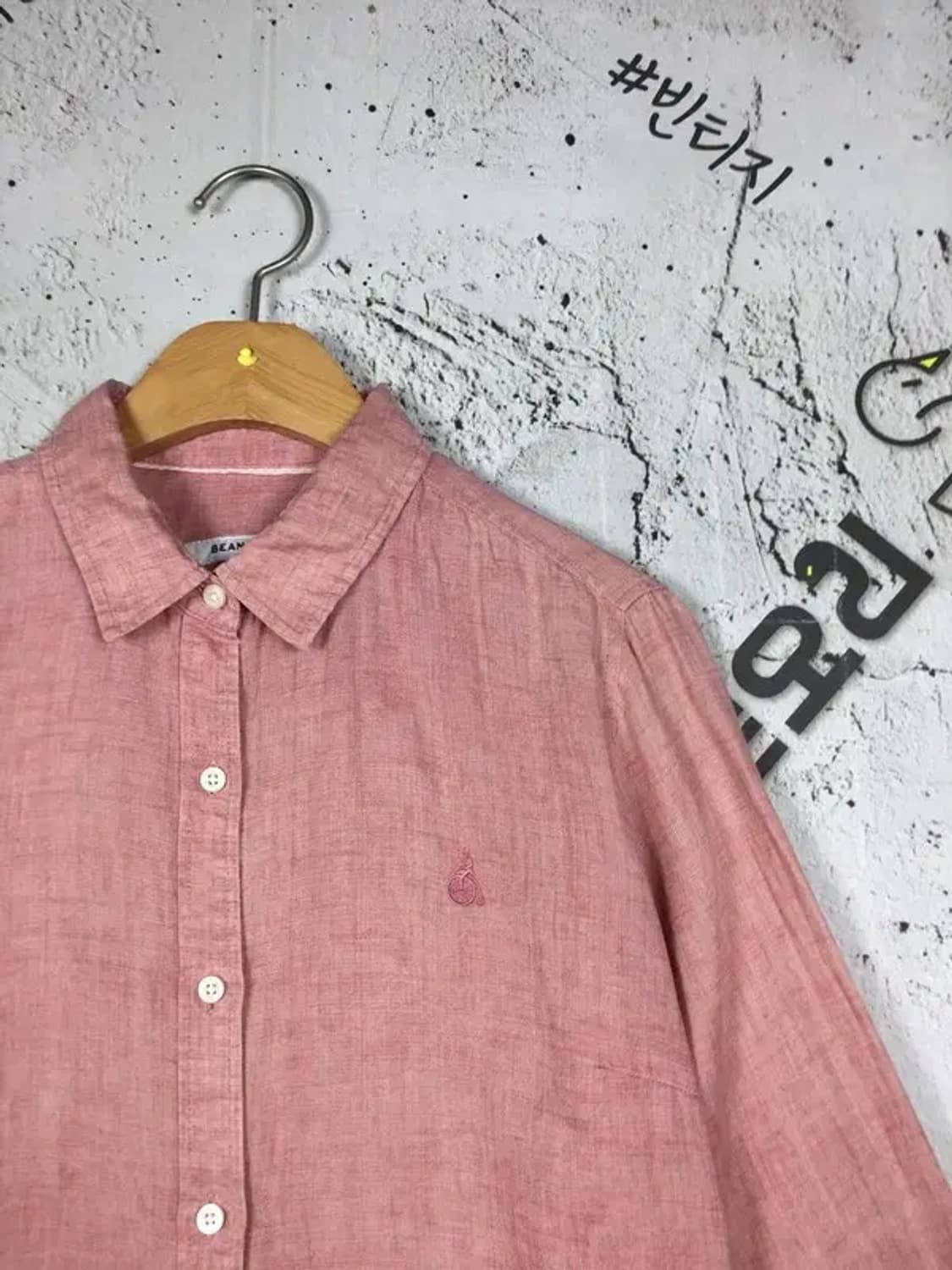 빈폴 여성 마 남방 셔츠 핑크 90 1100355 상품이미지4