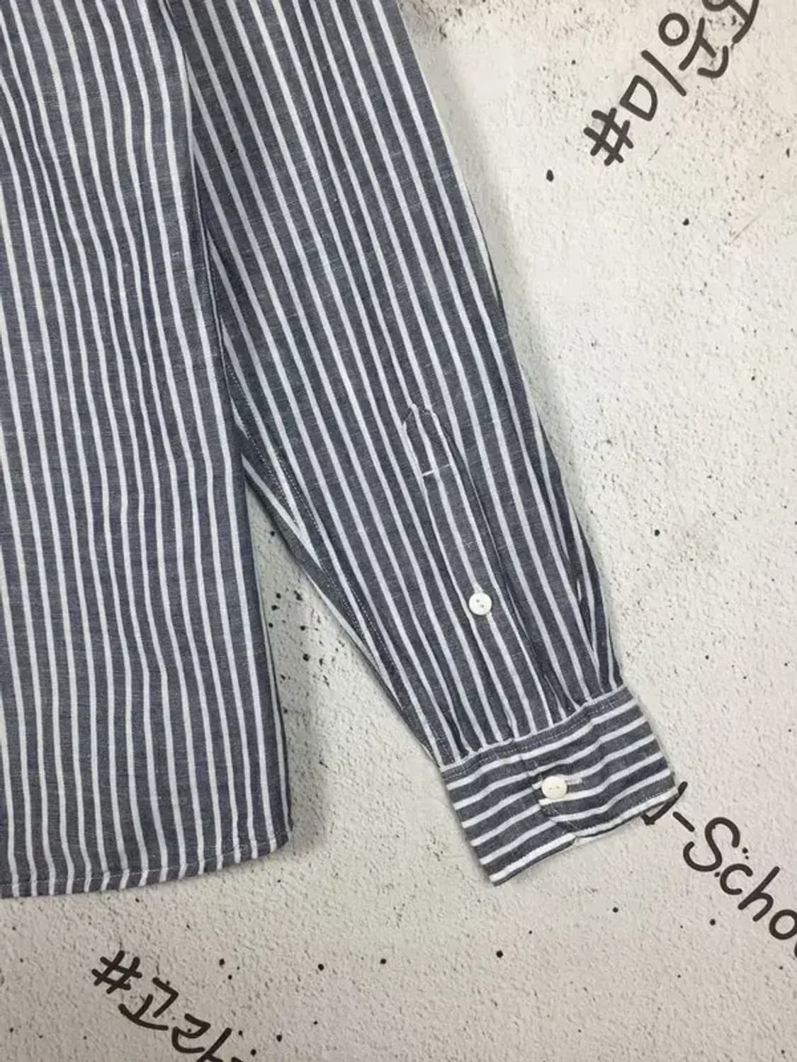 타미진스 여성 레귤러핏 린넨 남방 셔츠 네이비 XS 1100359 상품이미지7