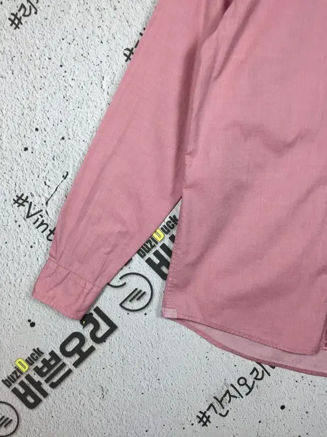 타미힐피거 플래그 슬림핏 남방 셔츠 라이트 핑크 S 1100356 상품이미지6