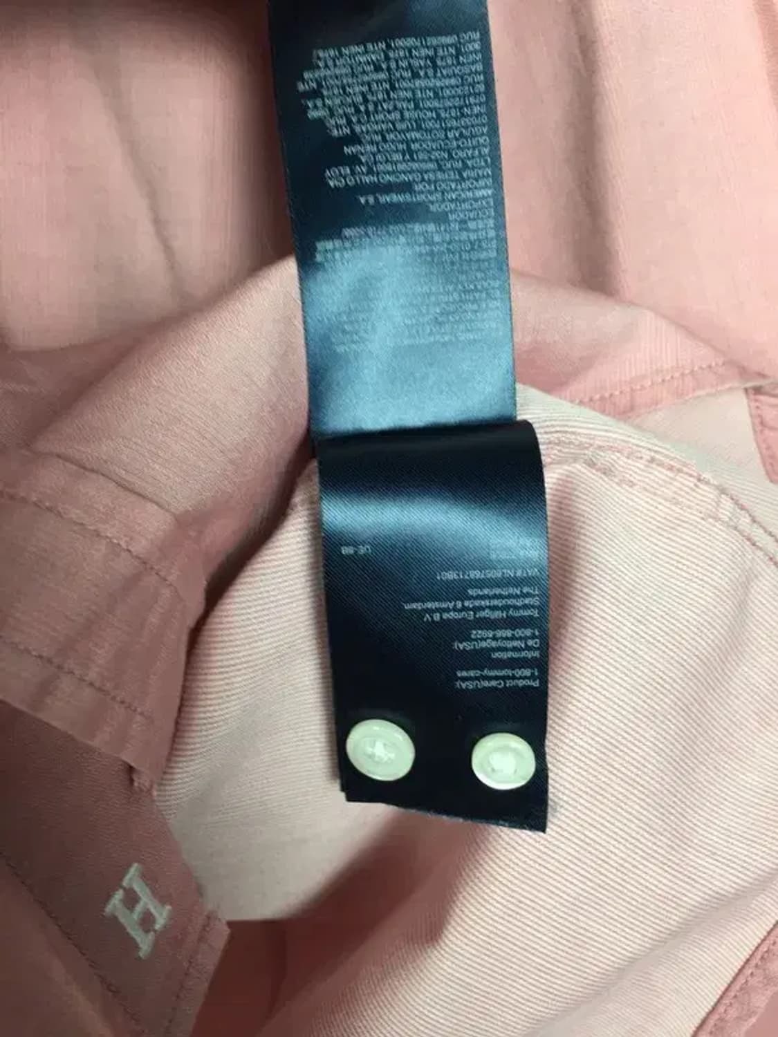 타미힐피거 플래그 슬림핏 남방 셔츠 라이트 핑크 S 1100356 상품이미지9