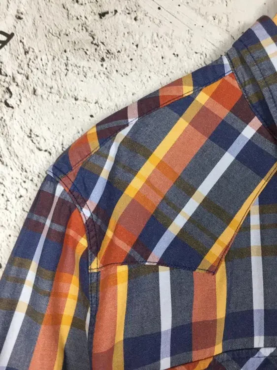 리바이스 슬림핏 남방 셔츠 다채색 타탄 M 1100357 상품이미지5