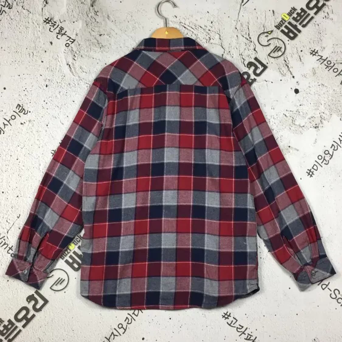 칼하트 도톰 남방 셔츠 레드 XL(18-20) 1100358 상품이미지2