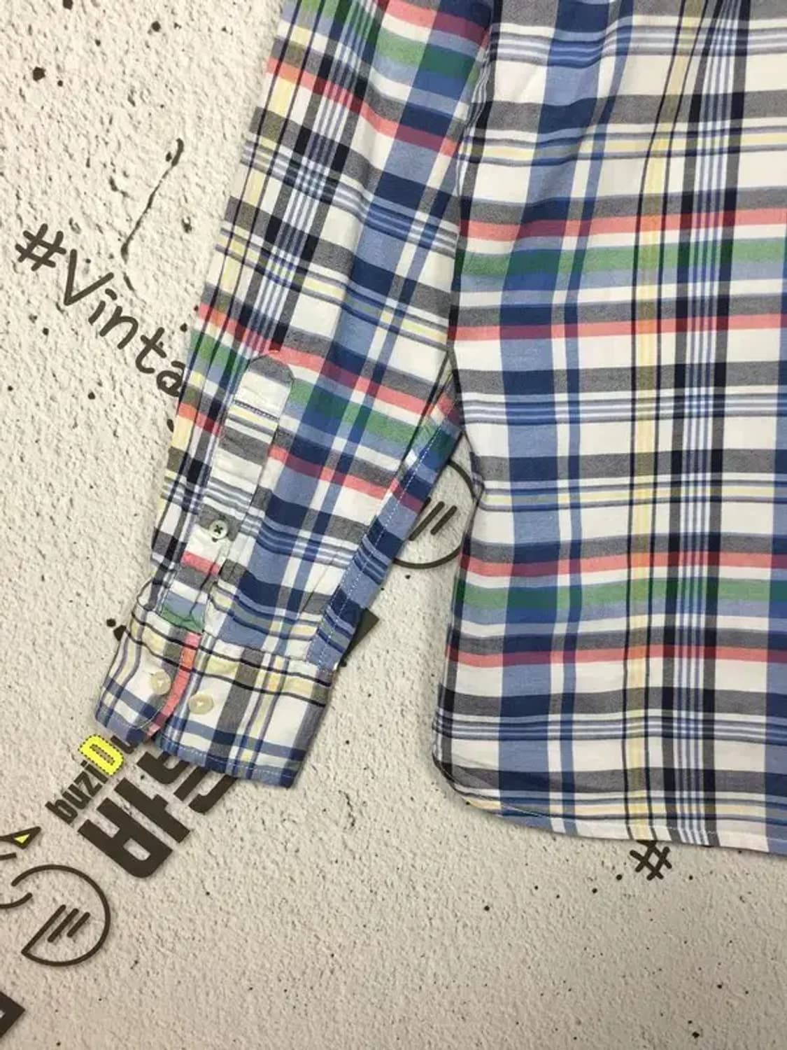 타미힐피거 커스텀핏 남방 셔츠 체크 L/G 1100361 상품이미지6