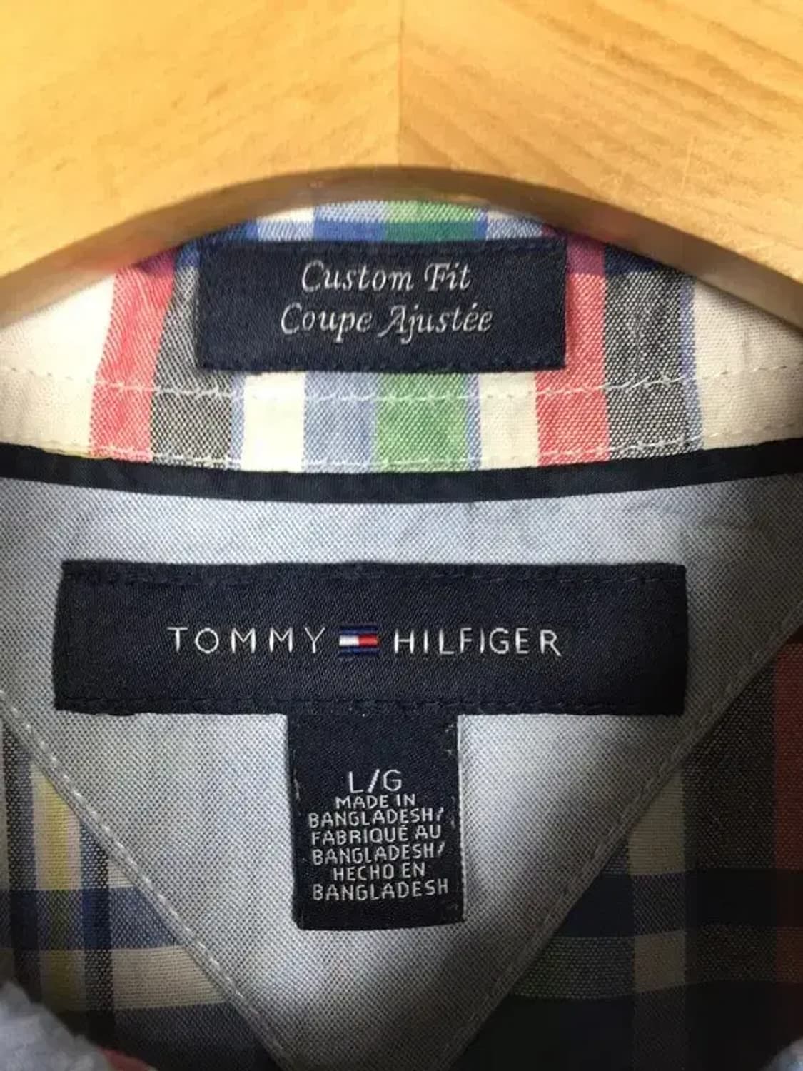 타미힐피거 커스텀핏 남방 셔츠 체크 L/G 1100361 상품이미지7