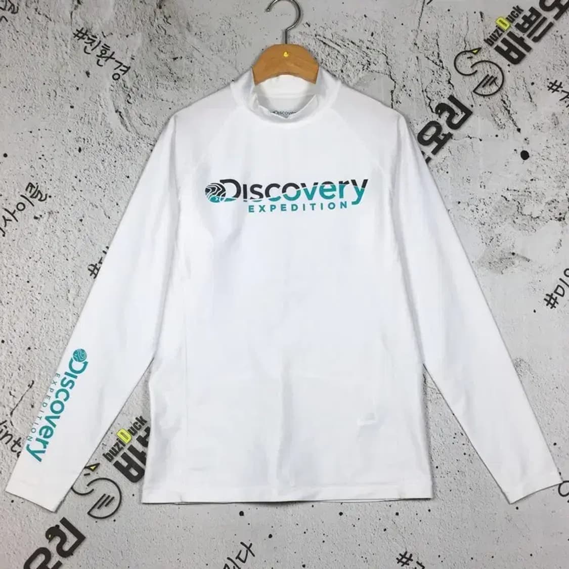 디스커버리 여성 UV50+ 긴팔 래쉬가드 화이트 95 2100162 상품이미지1