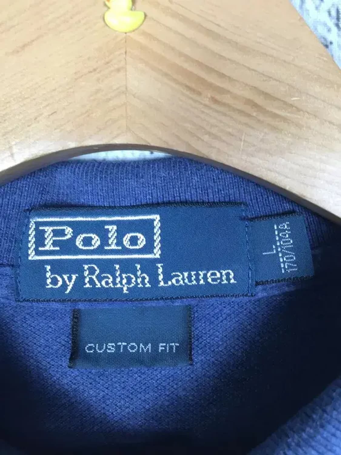 폴로랄프로렌 커스텀핏 긴팔 티 네이비 L 2100163 상품이미지8