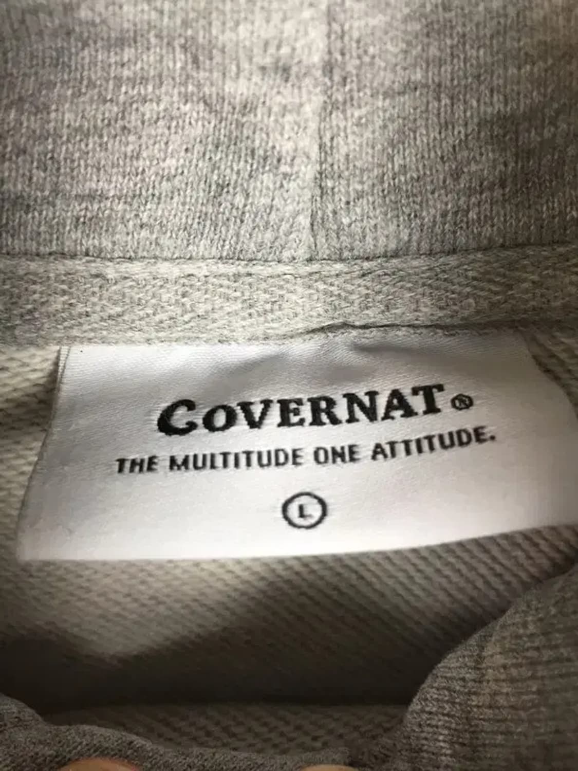 커버낫 캥거루포켓 후드티 멜란지 그레이 L 2300235 상품이미지7