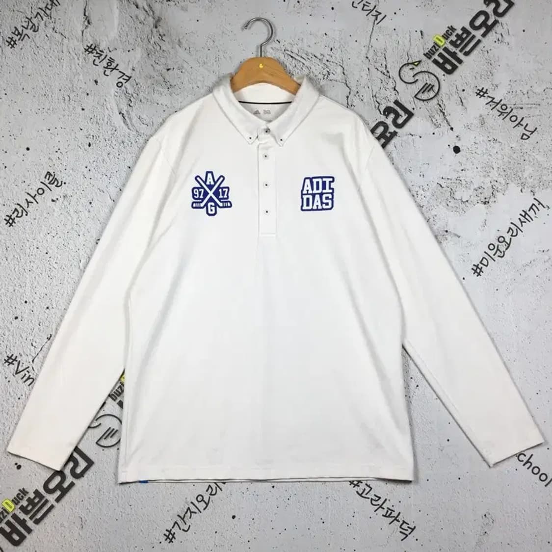 아디다스 스포츠 기능성 롱슬리브 긴팔 티 크림 XL 2100165 상품이미지1