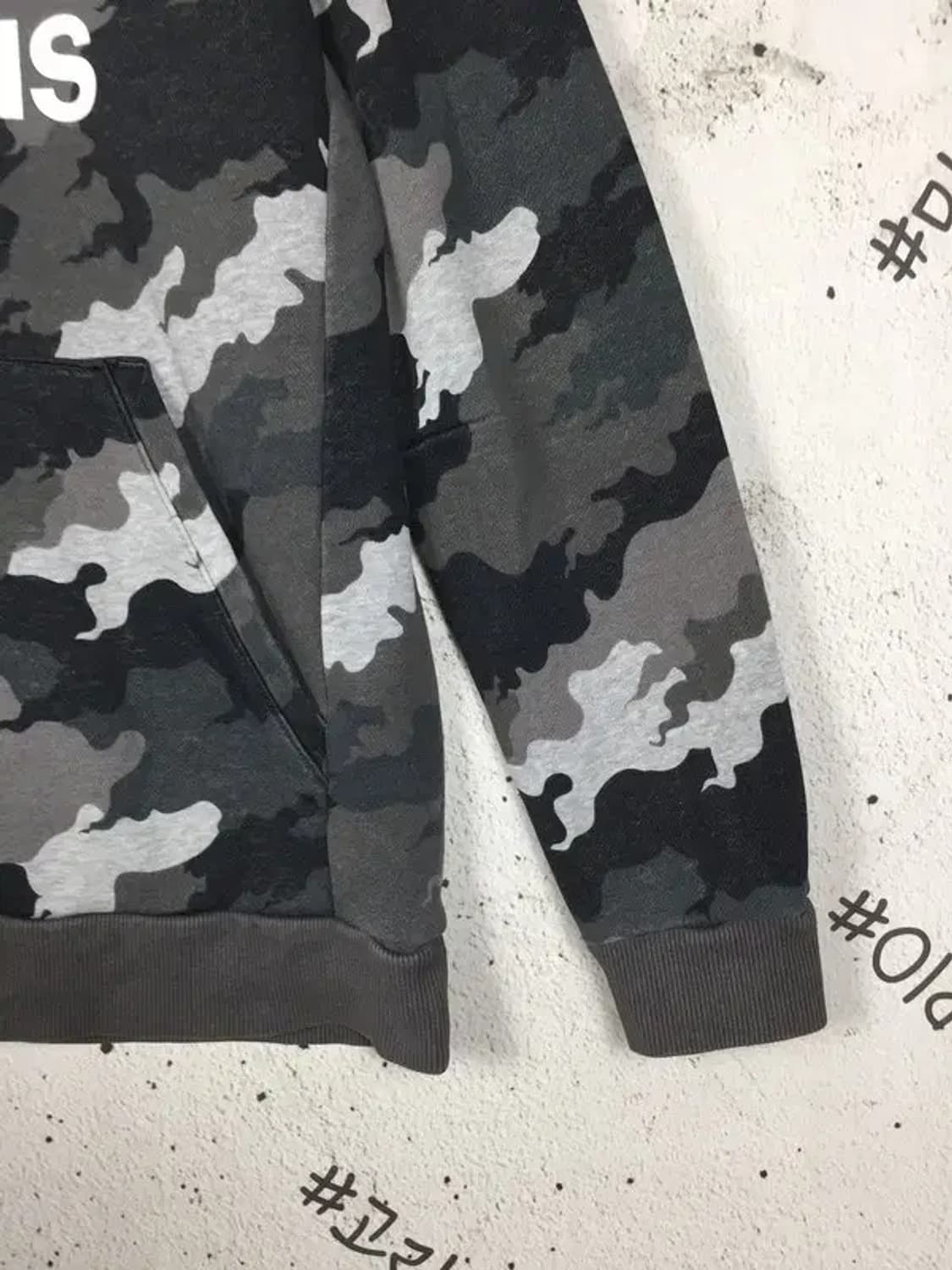 아디다스 오리지널 주니어 카모 후드티 그레이 160 2300237 상품이미지7