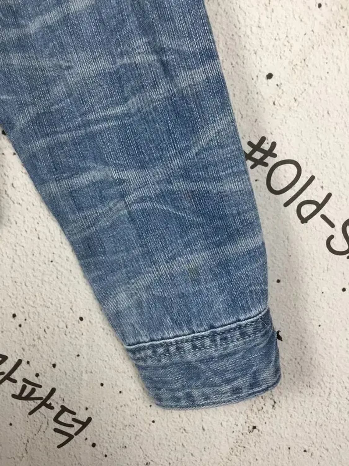 게스 블루 데님 트러커 청 자켓 M 3200086 상품이미지10