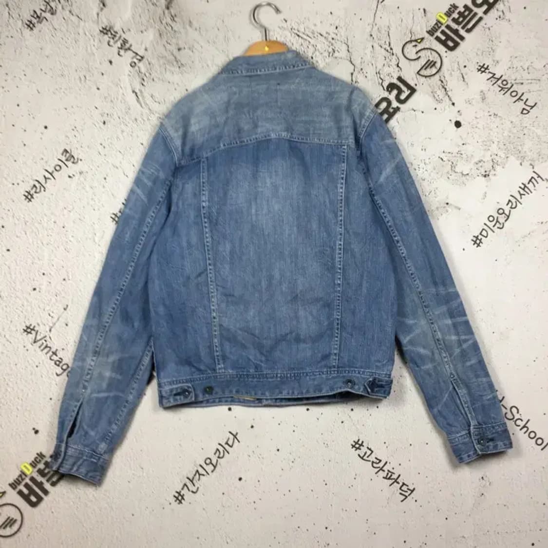 게스 블루 데님 트러커 청 자켓 M 3200086 상품이미지2