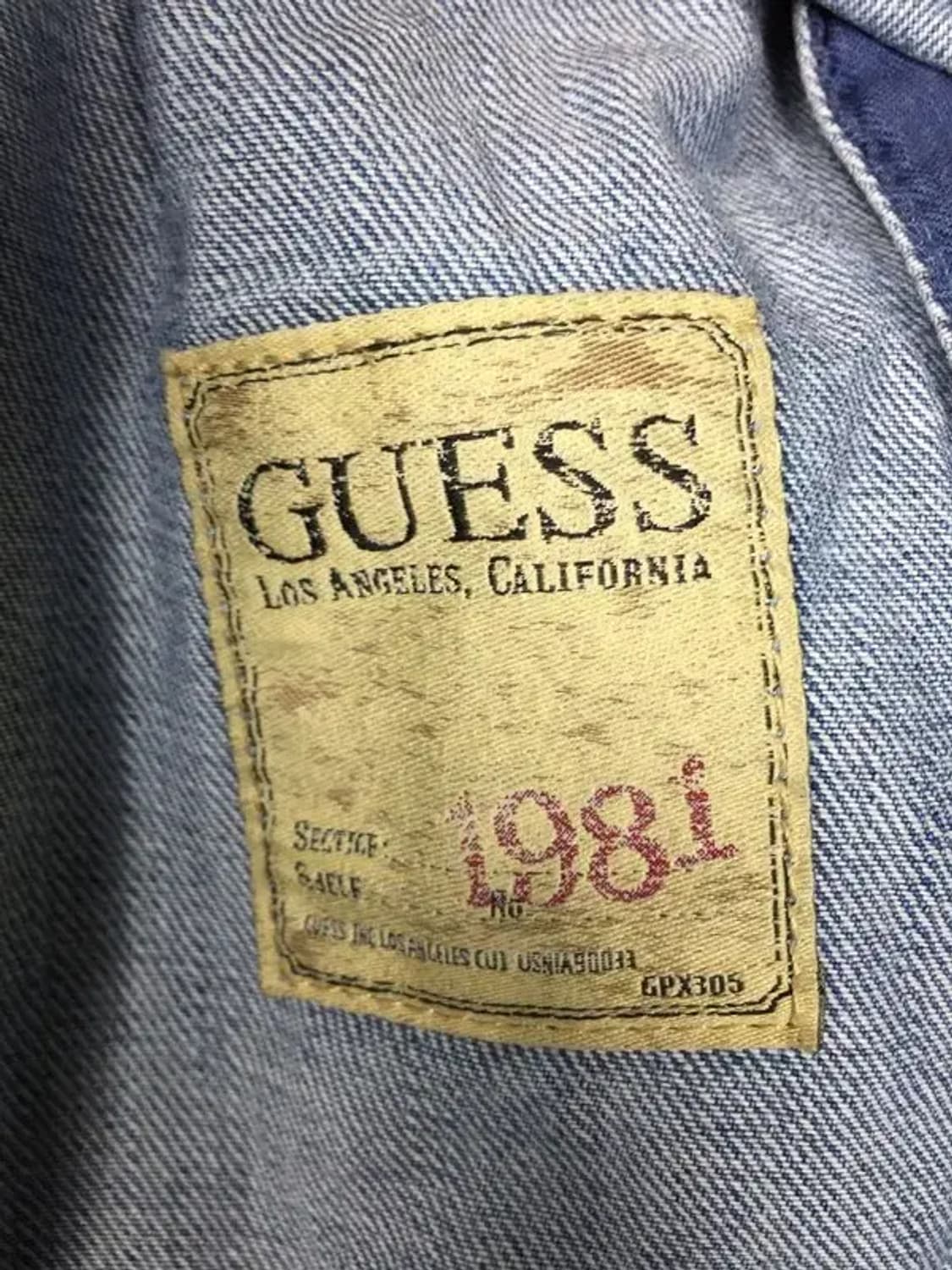 게스 블루 데님 트러커 청 자켓 M 3200086 상품이미지8