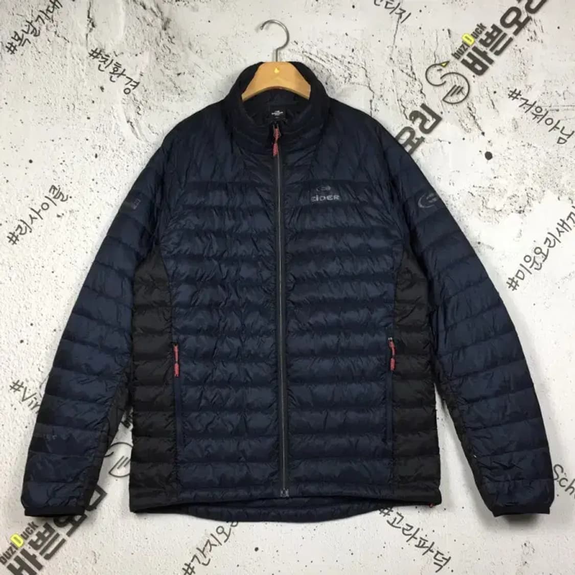 아이더 퍼텍스 구스다운 경량패딩 네이비 L 3200093 상품이미지1