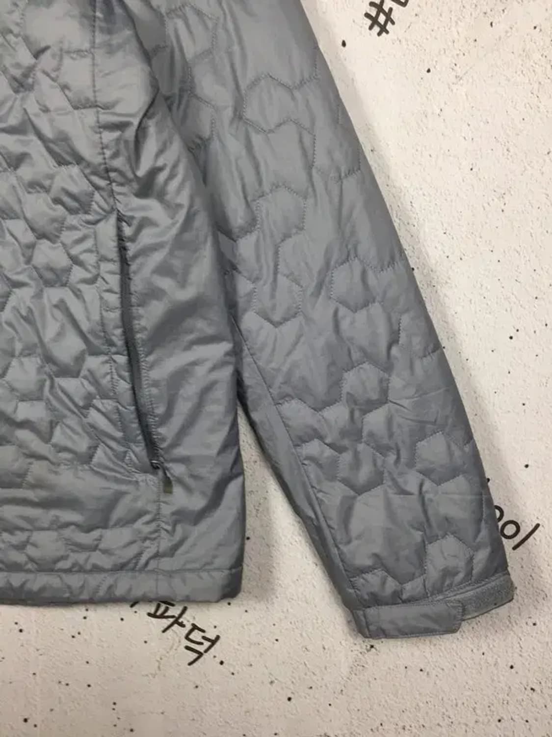 노스페이스 누빔 경량 패딩 자켓 라이트 그레이 3XL 3200092 상품이미지5