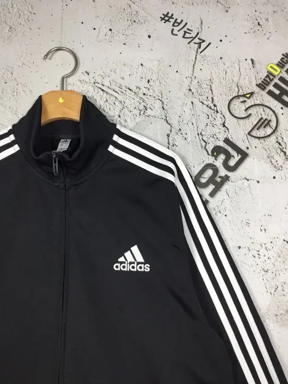 아디다스 3S 트랙 져지 자켓 블랙 검흰 XL 3100252 상품이미지4