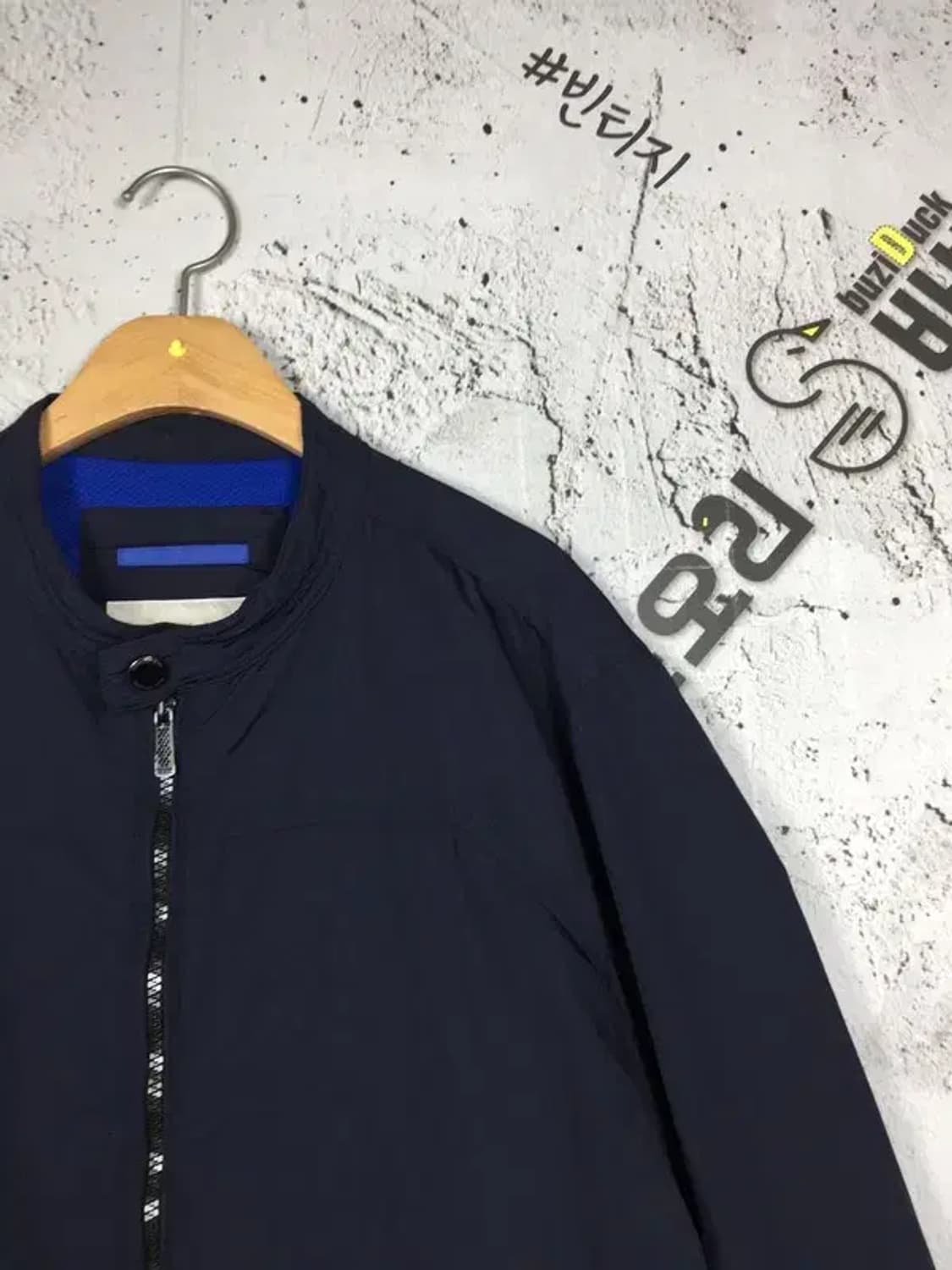 캘빈클라인 빈티지 블루종 집업 자켓 바람막이 네이비 XL 3800193 상품이미지4