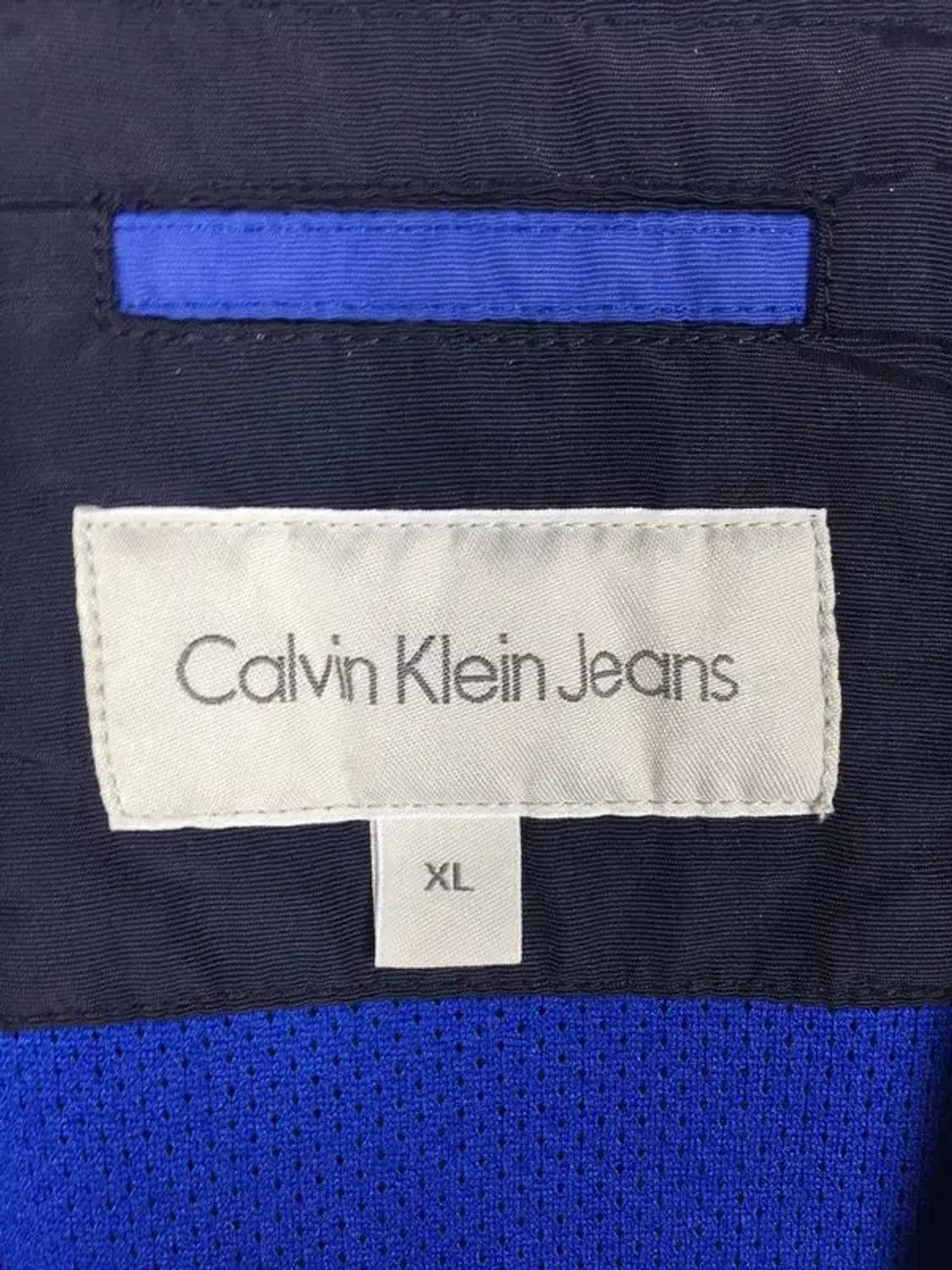 캘빈클라인 빈티지 블루종 집업 자켓 바람막이 네이비 XL 3800193 상품이미지9