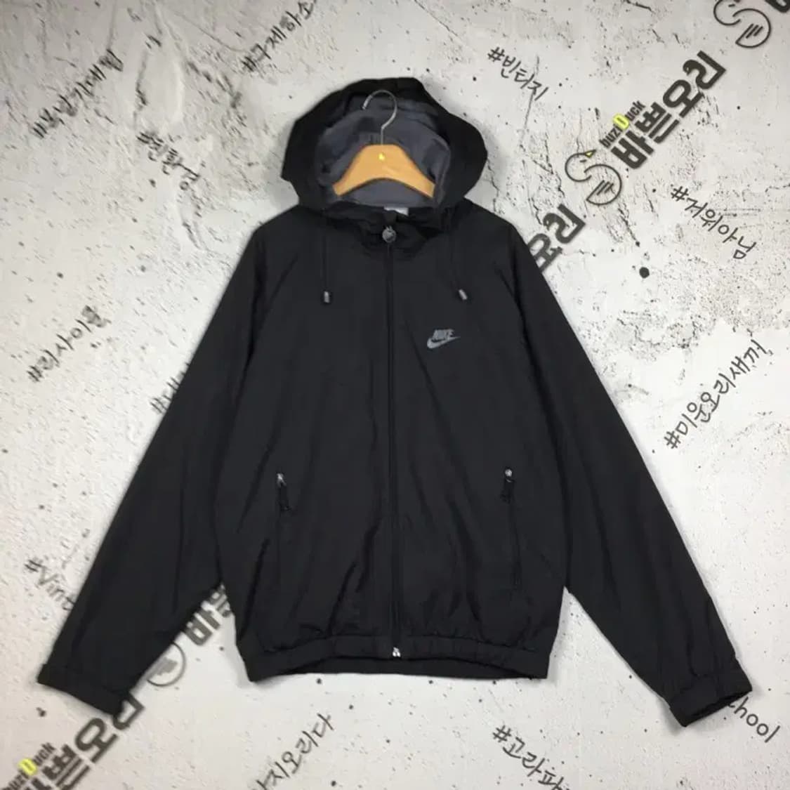 나이키 퓨추라 후드 바람막이 집업 자켓 블랙 M 3800195 상품이미지1