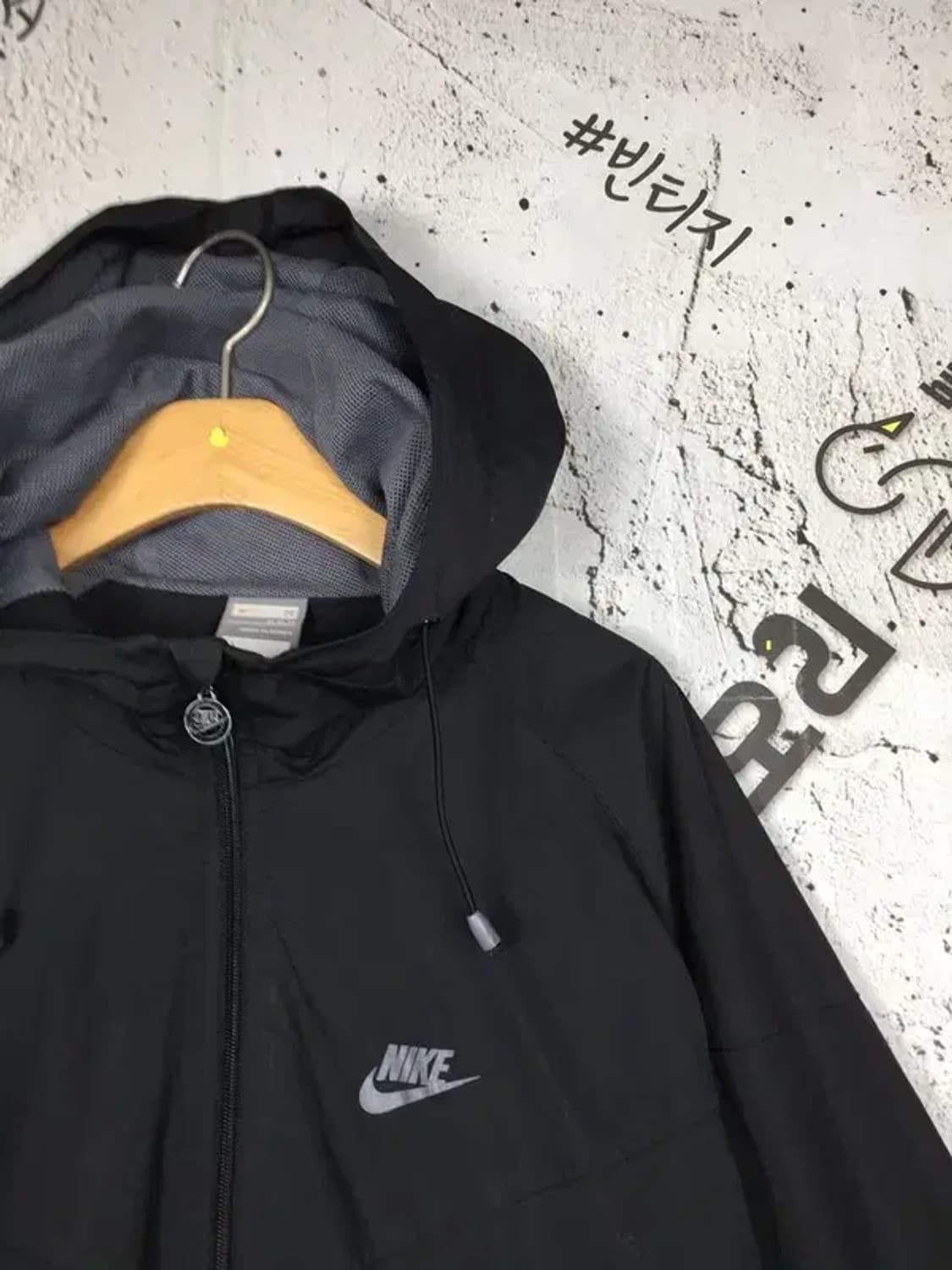 나이키 퓨추라 후드 바람막이 집업 자켓 블랙 M 3800195 상품이미지4