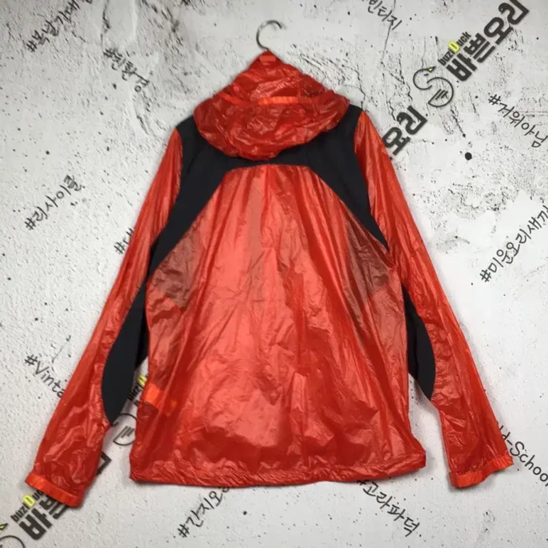 밀레 아웃도어 초경량 바람막이 자켓 코랄 110 3800196 상품이미지2