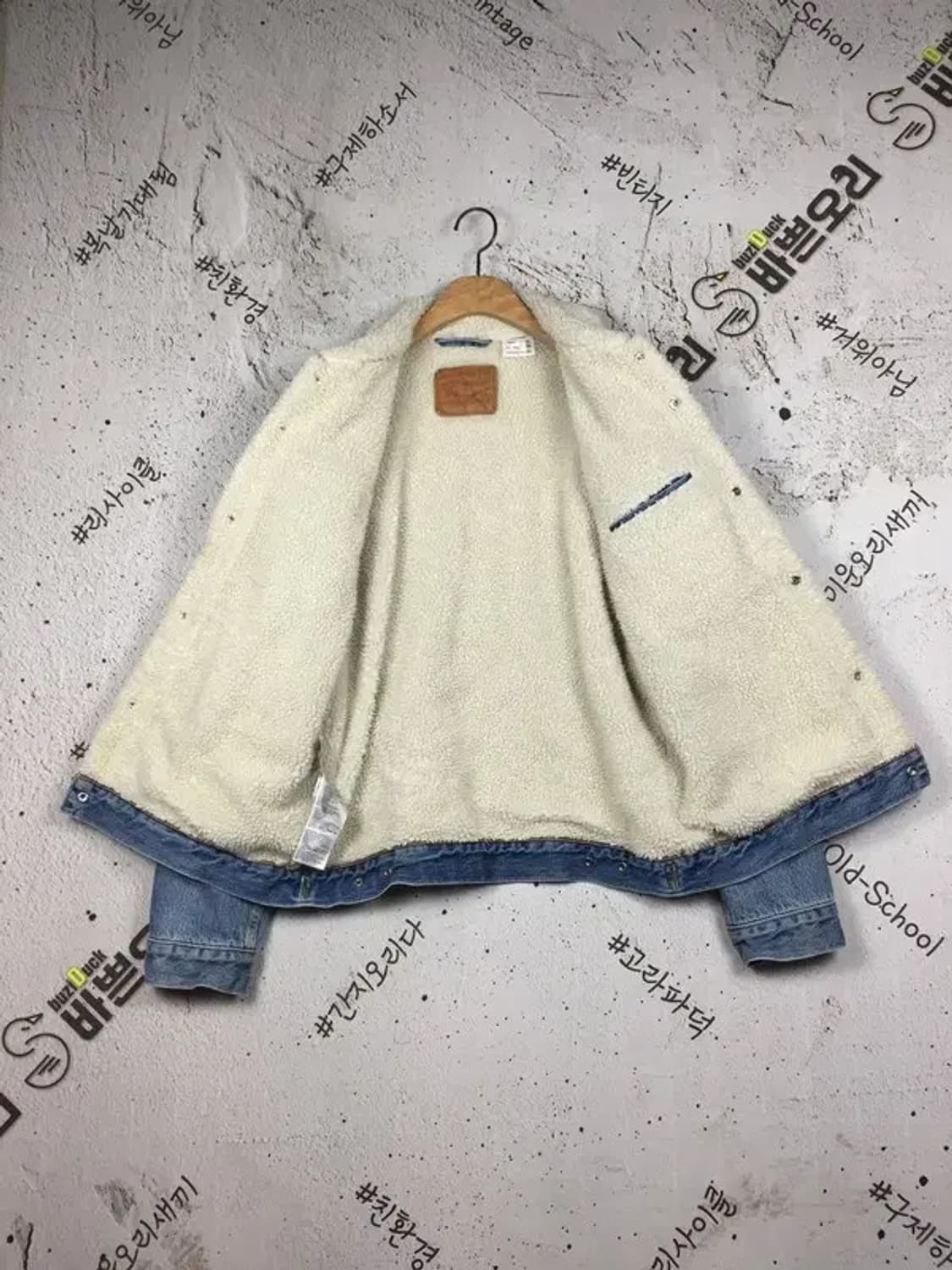 리바이스 빈티지 인디고 데님 트러커 자켓 L 3400154 상품이미지4