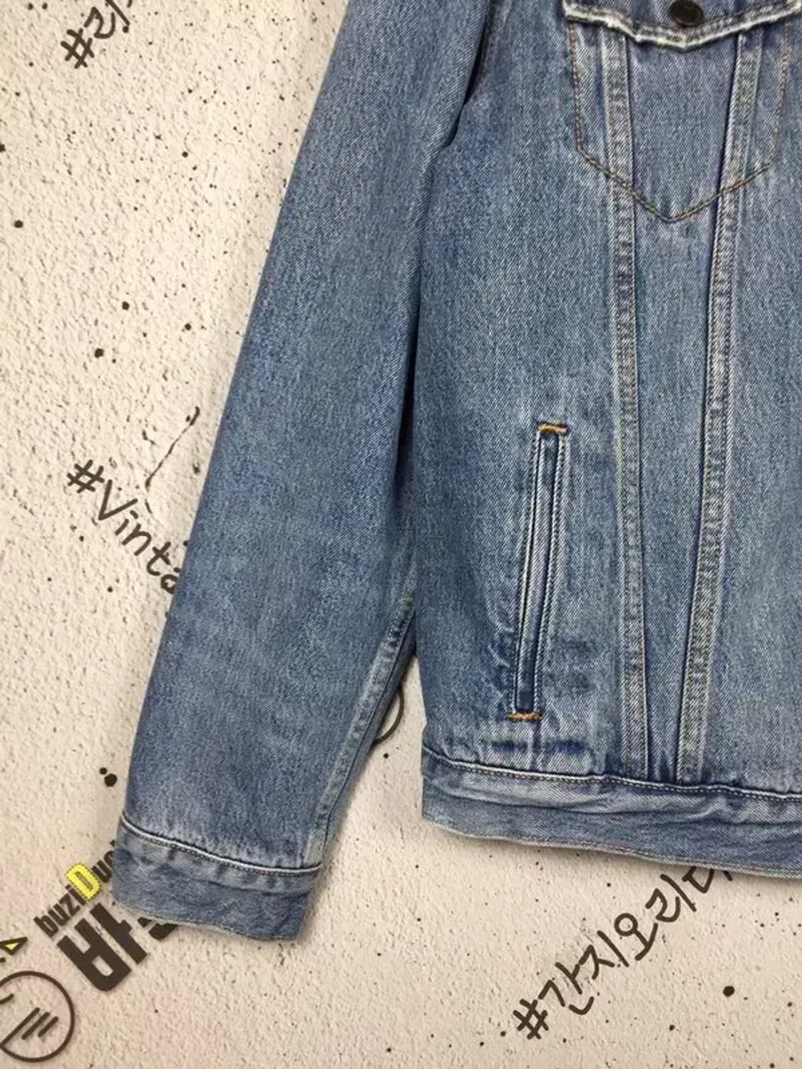 리바이스 빈티지 인디고 데님 트러커 자켓 L 3400154 상품이미지6