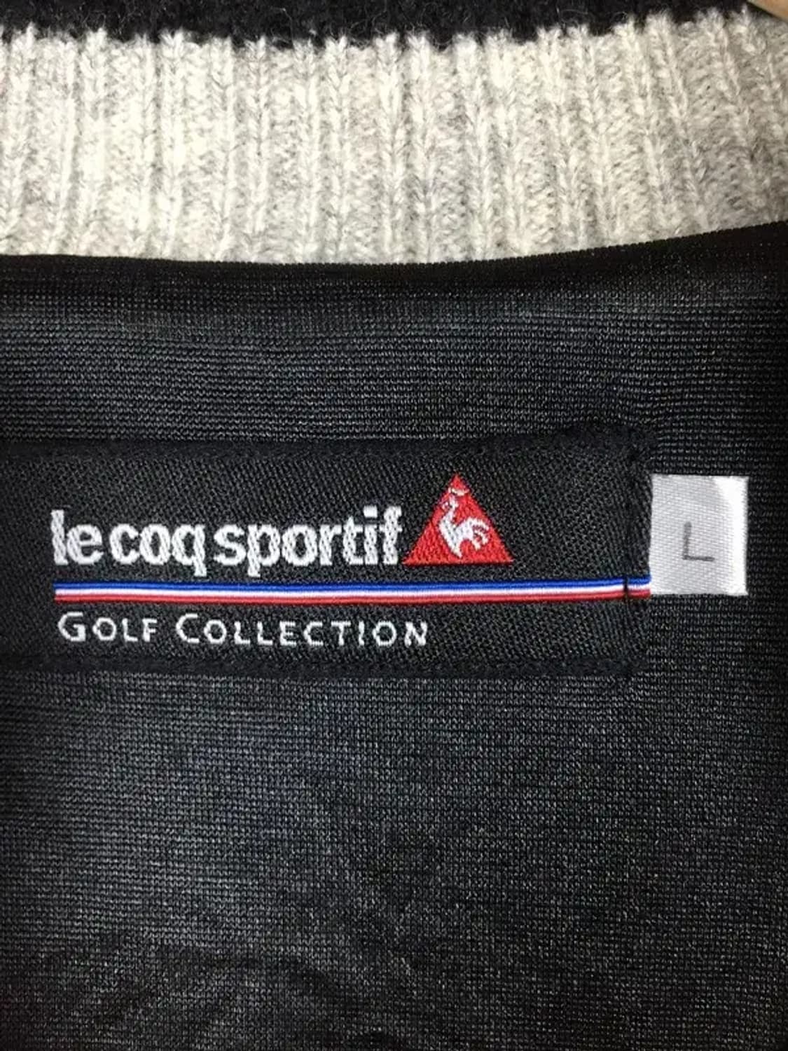 르꼬끄 골프 컬렉션 니트 집업 점퍼 블랙 L 3400161 상품이미지7