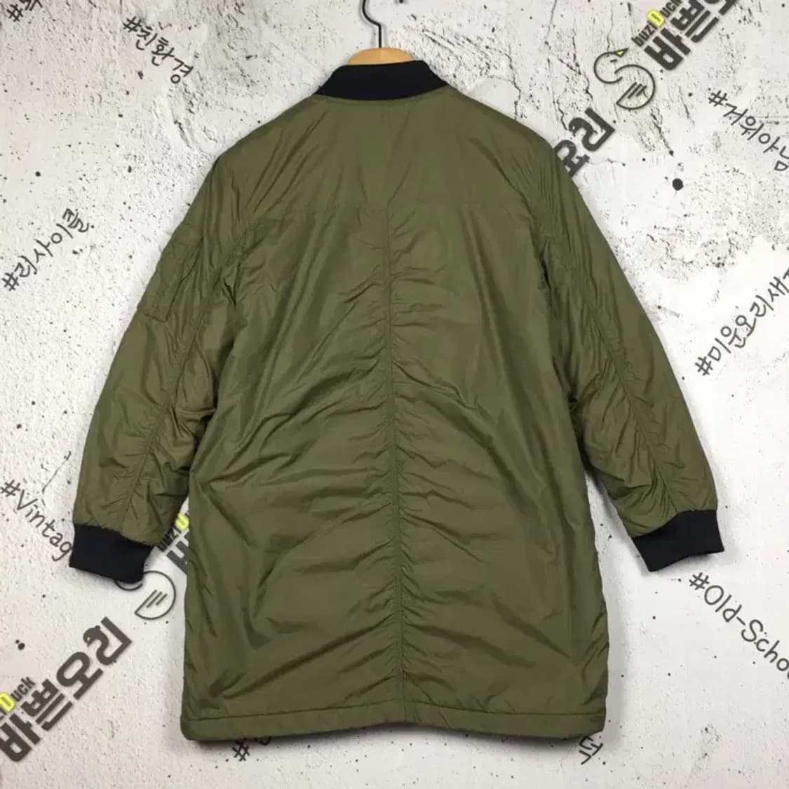 타미힐피거 여성 하프 블루종 점퍼 카키 176 3400168 상품이미지2