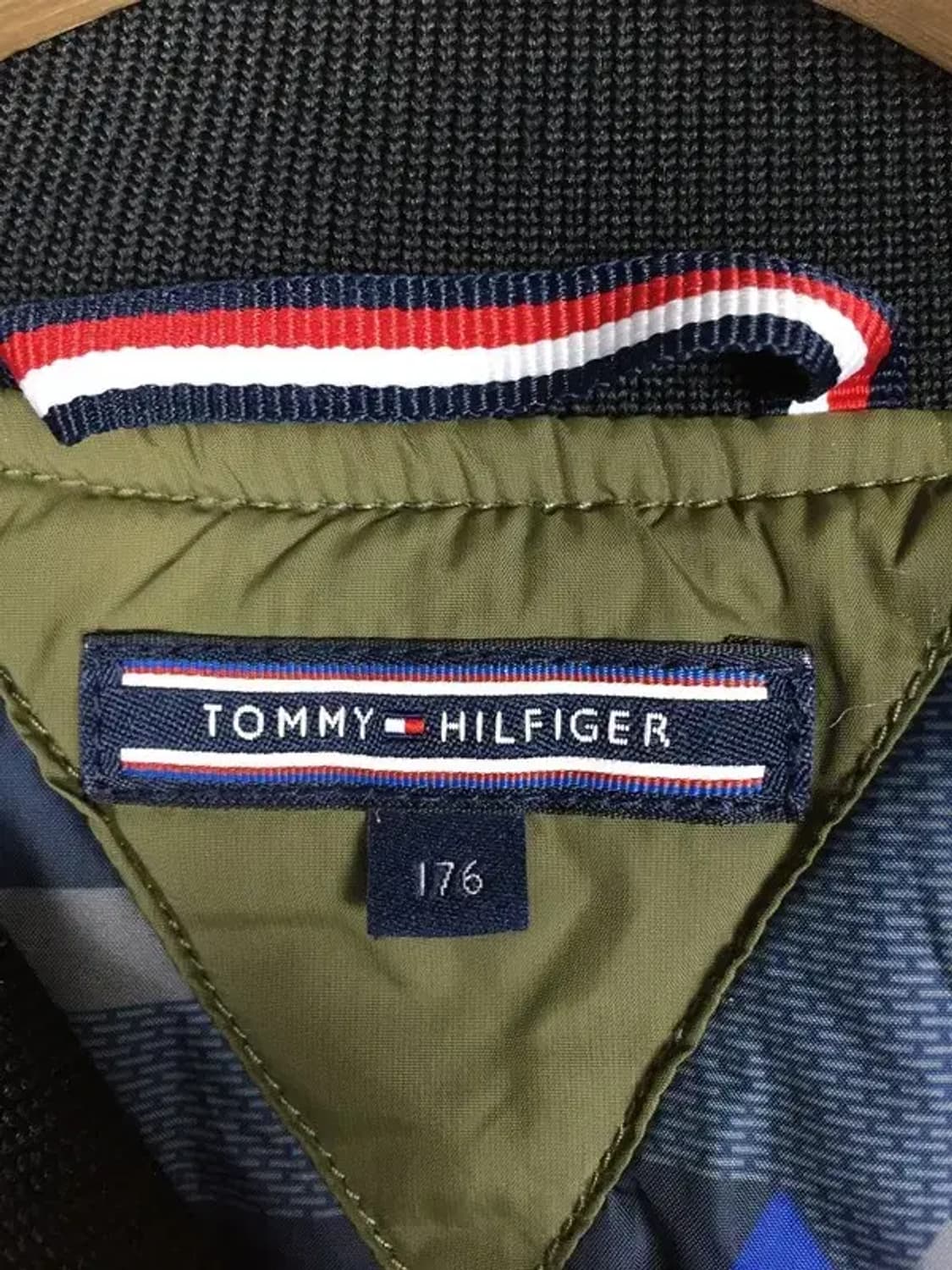 타미힐피거 여성 하프 블루종 점퍼 카키 176 3400168 상품이미지7