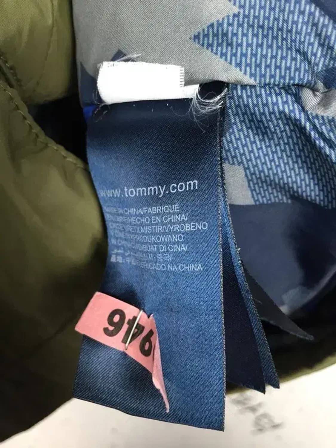 타미힐피거 여성 하프 블루종 점퍼 카키 176 3400168 상품이미지8