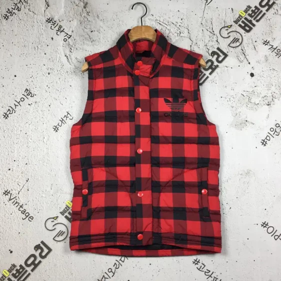 아디다스 여성 베스트 패딩 조끼 레드 M(85) 3400171 상품이미지1