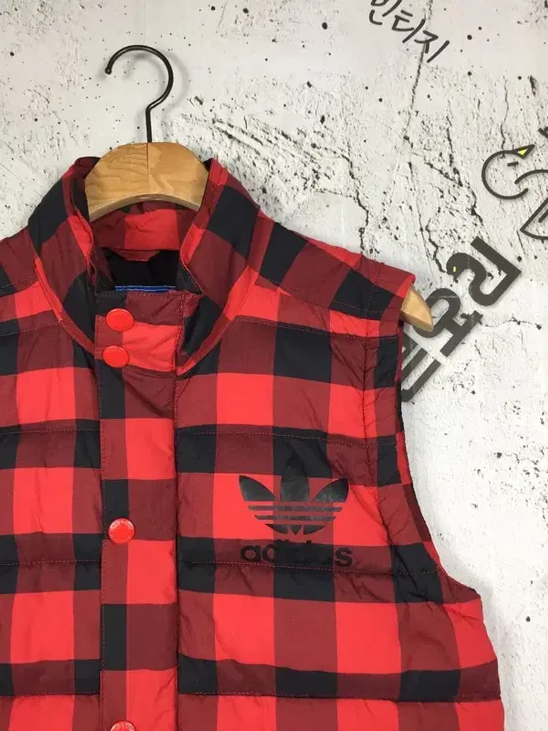 아디다스 여성 베스트 패딩 조끼 레드 M(85) 3400171 상품이미지6