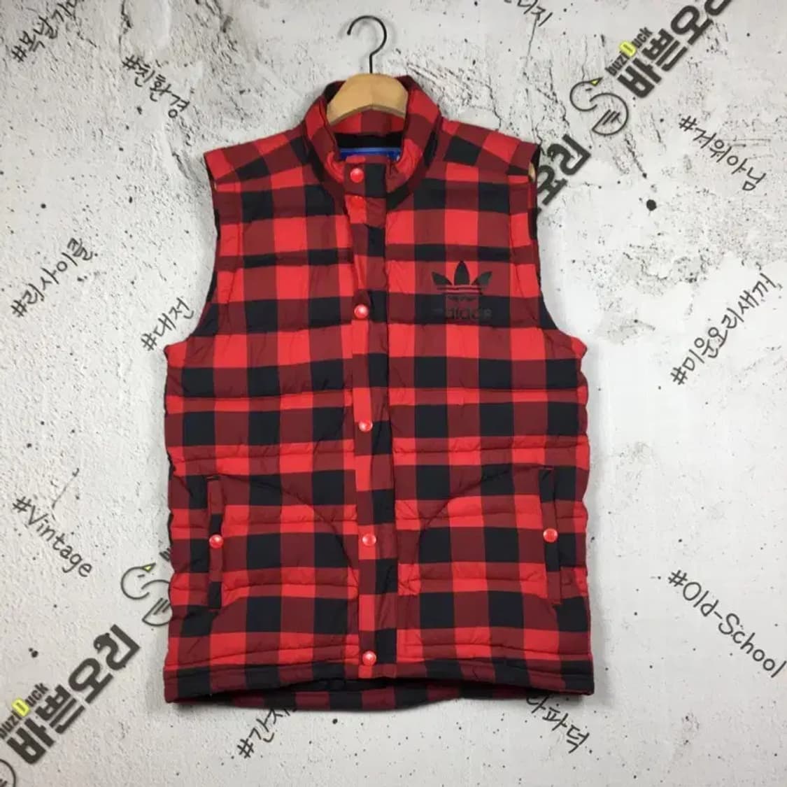 아디다스 베스트 패딩 조끼 레드 100 3400172 상품이미지1