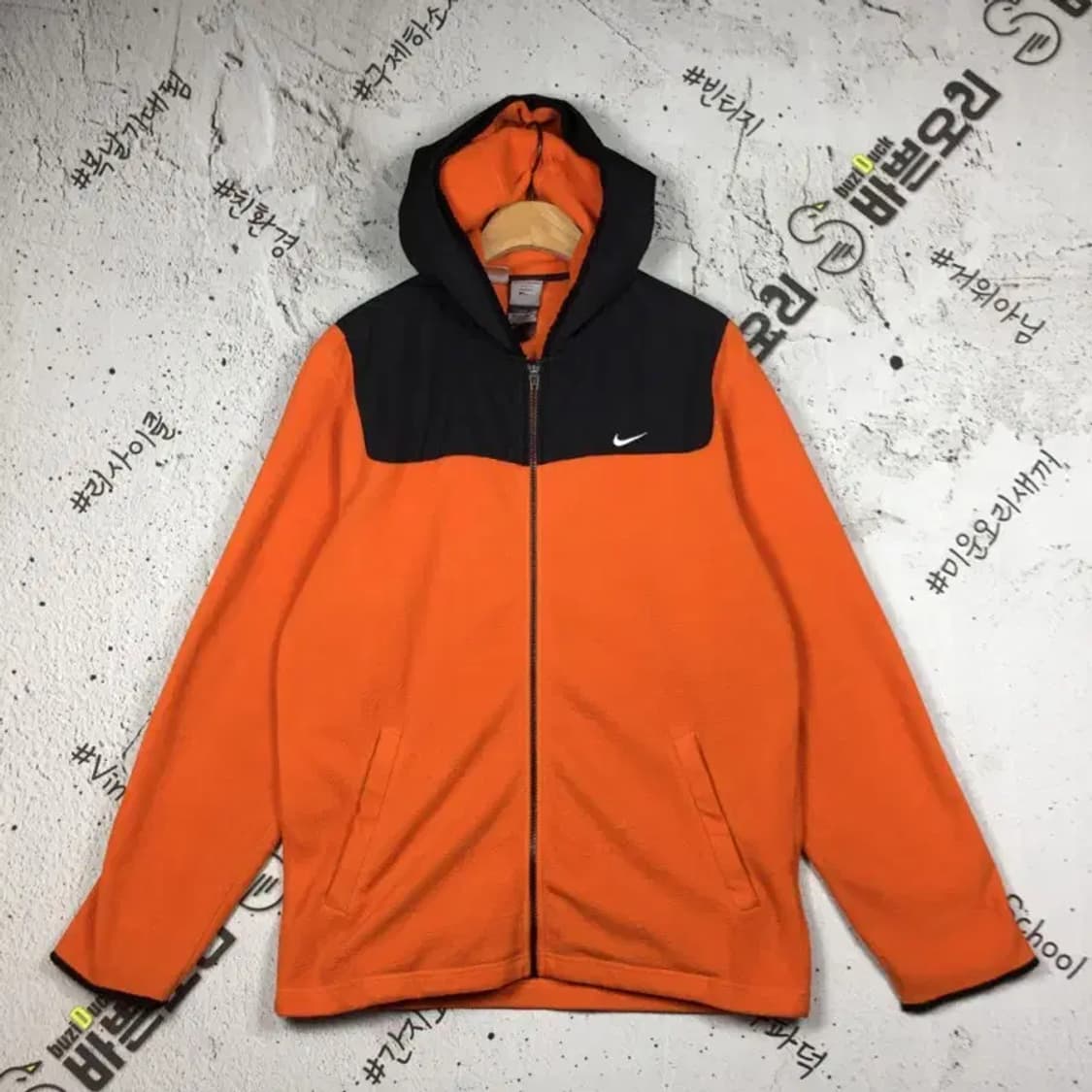나이키 써마핏 플리스 후드 집업 자켓 오렌지 XL 3400166 상품이미지1